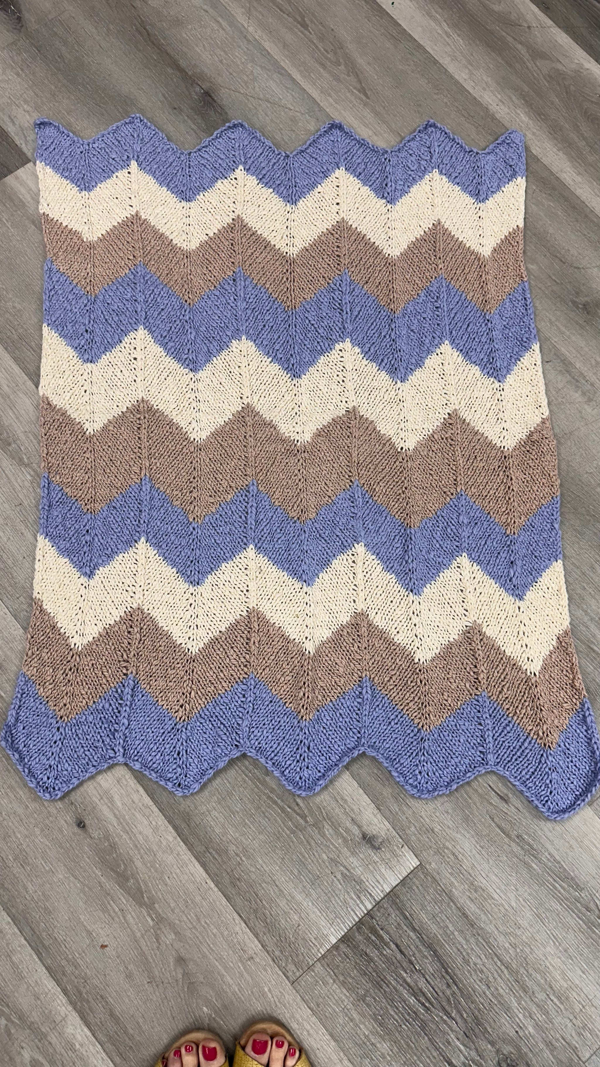 Chevron Baby Blanket Kit — Mirasol Winqu