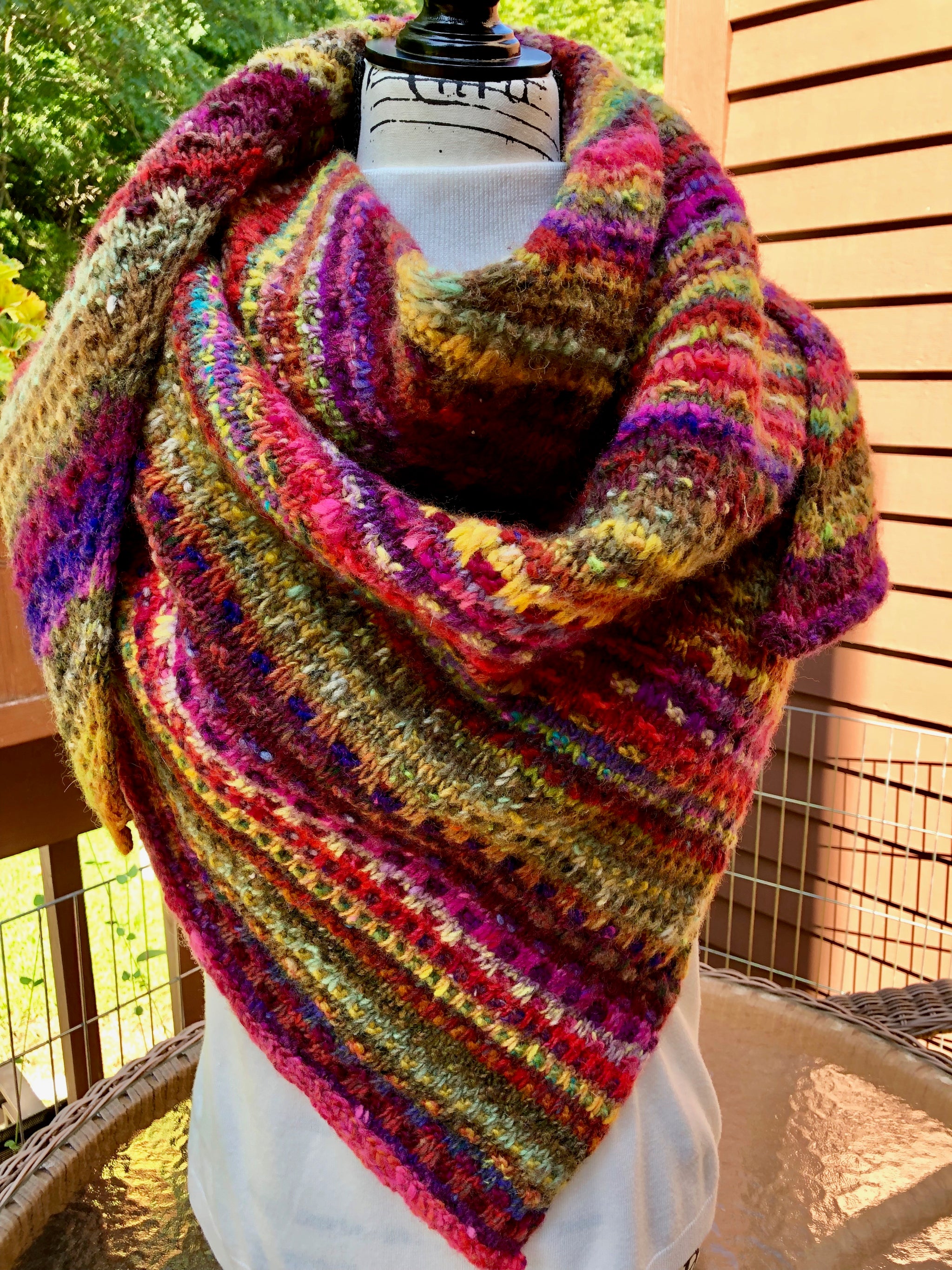 Nightshift Shawl Kit – Color Marvel by Ella Rae