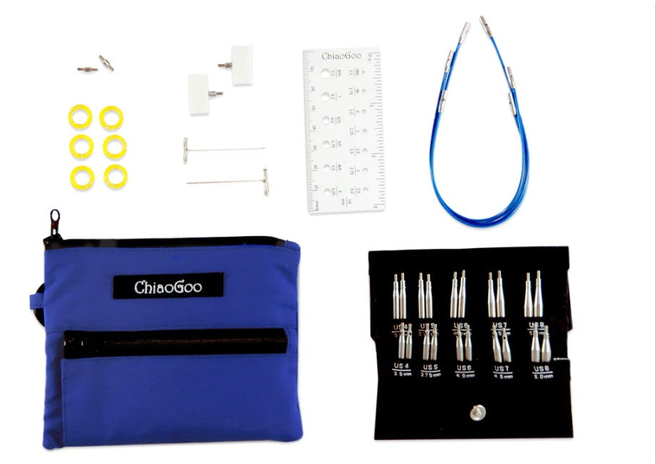 ChiaoGoo - 2" & 3" TWIST Shortie Set Small - US 4-8 (3.5mm-5.0mm)