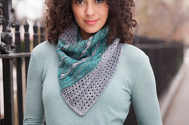 Pattern idea - Via Carota - choose 2 colors - 1 skein of each color